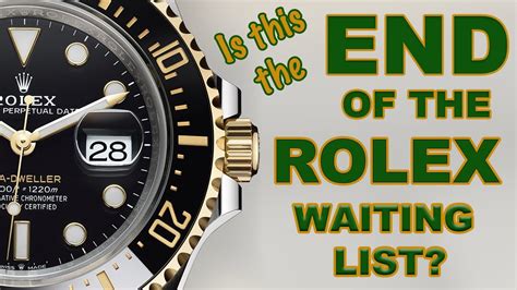 rolex wait time 2022|rolex waitlist times.